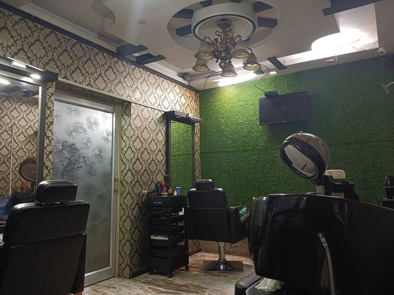 Specialist working on a guest in a calm salon interior